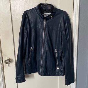 Large Guess Leather Jacket